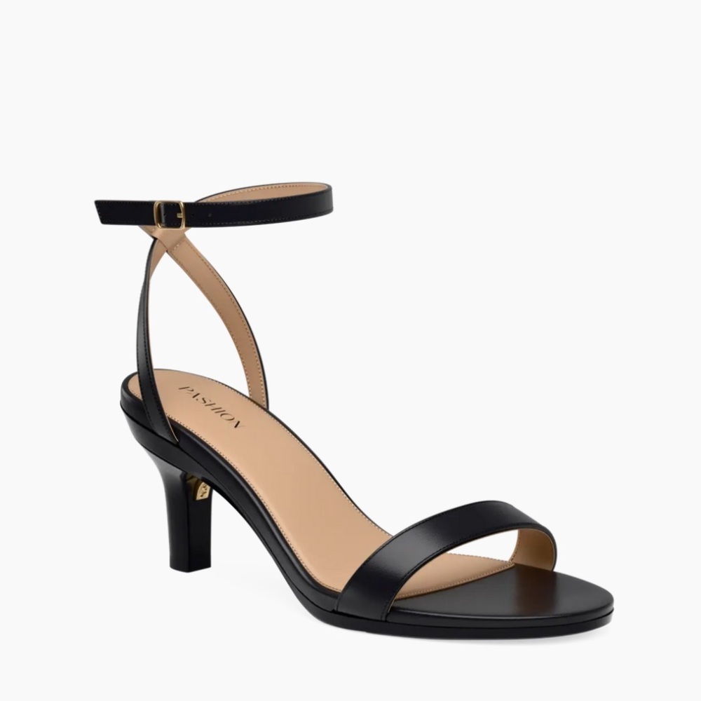 Pashion Footwear BRENNA Convertible Coal/Black Heels Size 9.5